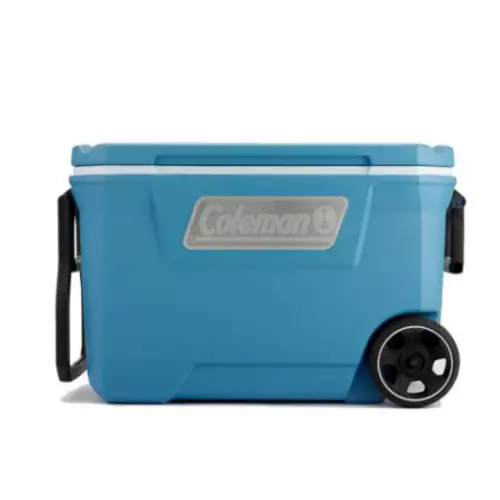 Coleman Atlas Series 62-Quart Wheeled Cooler With Wheels 1 Coleman Atlas Series 62-Quart Wheeled Cooler With Wheels