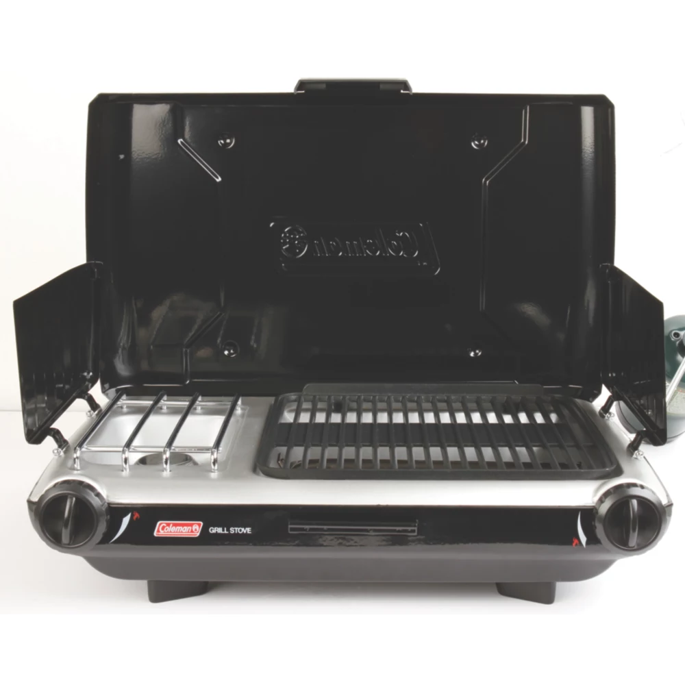 Coleman Tabletop Propane Gas Camping Grill/Stove, 2-Burner 2 Coleman Tabletop Propane Gas Camping Grill/Stove, 2-Burner - Image 2