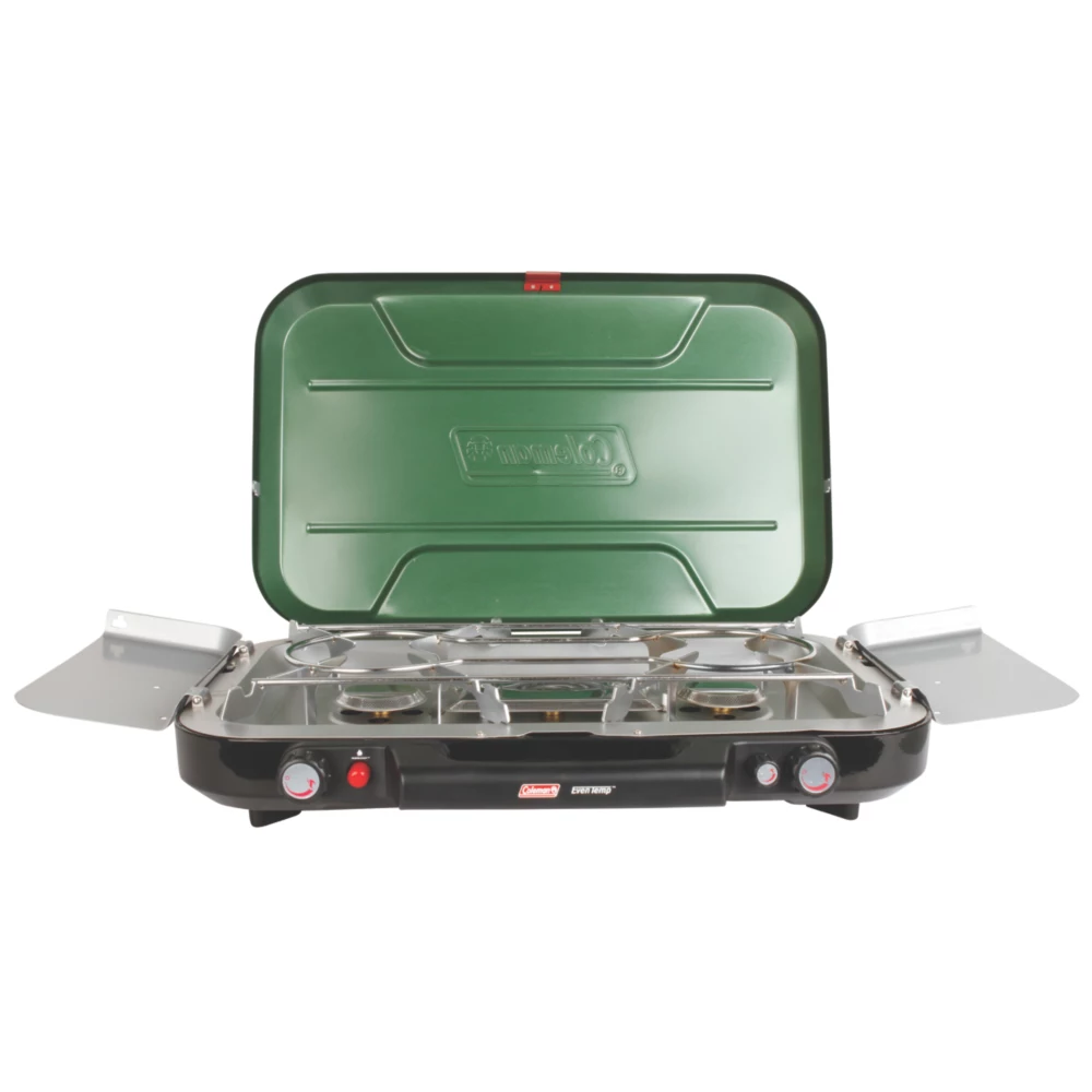 Coleman Even-Temp™ Propane Gas Camping Stove, 3-Burner 1 Coleman Even-Temp™ Propane Gas Camping Stove, 3-Burner