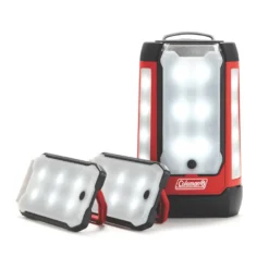 Coleman 3-panel 600 Lumen Lantern -Coleman Sales Store 2000032684 coleman multi panel expansion 3 panel lantern trio red straight on 3