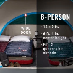 Coleman 8-Person Skydome™ Camping Tent -Coleman Sales Store 2000035803 GSM ATF 5
