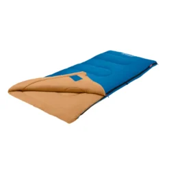 Coleman Brazos™ 20°F Sleeping Bag, Blue -Coleman Sales Store 2000035893 Coleman 2020 US Angled RET Open20sleeping20bag