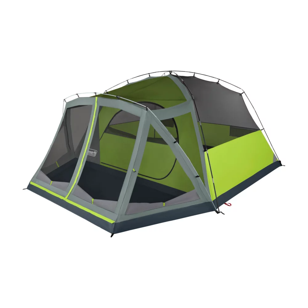 Coleman Skydome™ 8-Person Camping Tent With Screen Room, Rock Grey 7 Coleman Skydome™ 8-Person Camping Tent With Screen Room, Rock Grey - Image 7
