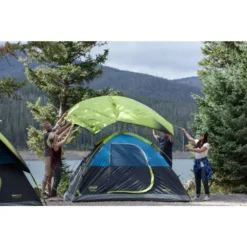 Coleman 4-Person Dark Room Sundome Tent -Coleman Sales Store 2018 Montana 455 Lifestyle