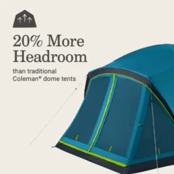 Coleman Skydome™ 6-Person Screen Room Camping Tent With Dark Room™ Technology 13 Coleman Skydome™ 6-Person Screen Room Camping Tent With Dark Room™ Technology -Coleman Sales Store 2155647 ATF5