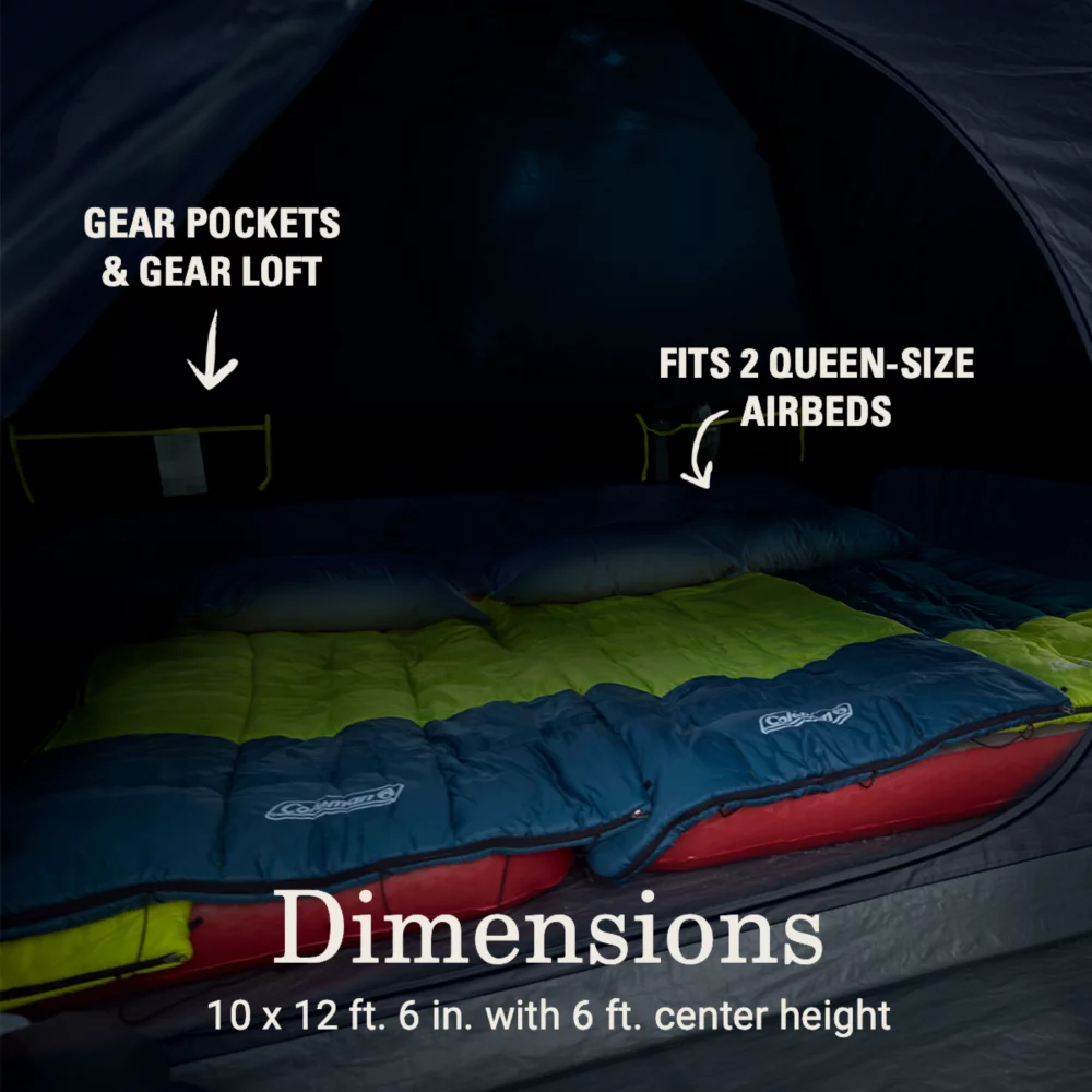 Coleman Skydome™ 6-Person Screen Room Camping Tent With Dark Room™ Technology 6 Coleman Skydome™ 6-Person Screen Room Camping Tent With Dark Room™ Technology - Image 6