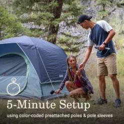 Coleman Skydome™ 4-Person Camping Tent With LED Lighting 10 Coleman Skydome™ 4-Person Camping Tent With LED Lighting -Coleman Sales Store 2155787 ATF3 1