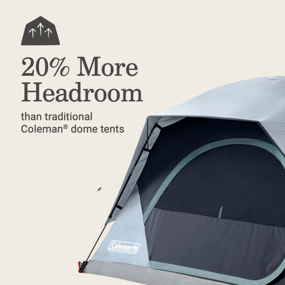 Coleman Skydome™ 4-Person Camping Tent With LED Lighting 4 Coleman Skydome™ 4-Person Camping Tent With LED Lighting - Image 4