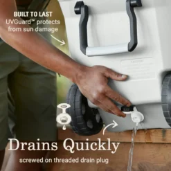 Coleman Atlas Series 100-Quart Marine Cooler With Wheels -Coleman Sales Store 2156016 ATF4