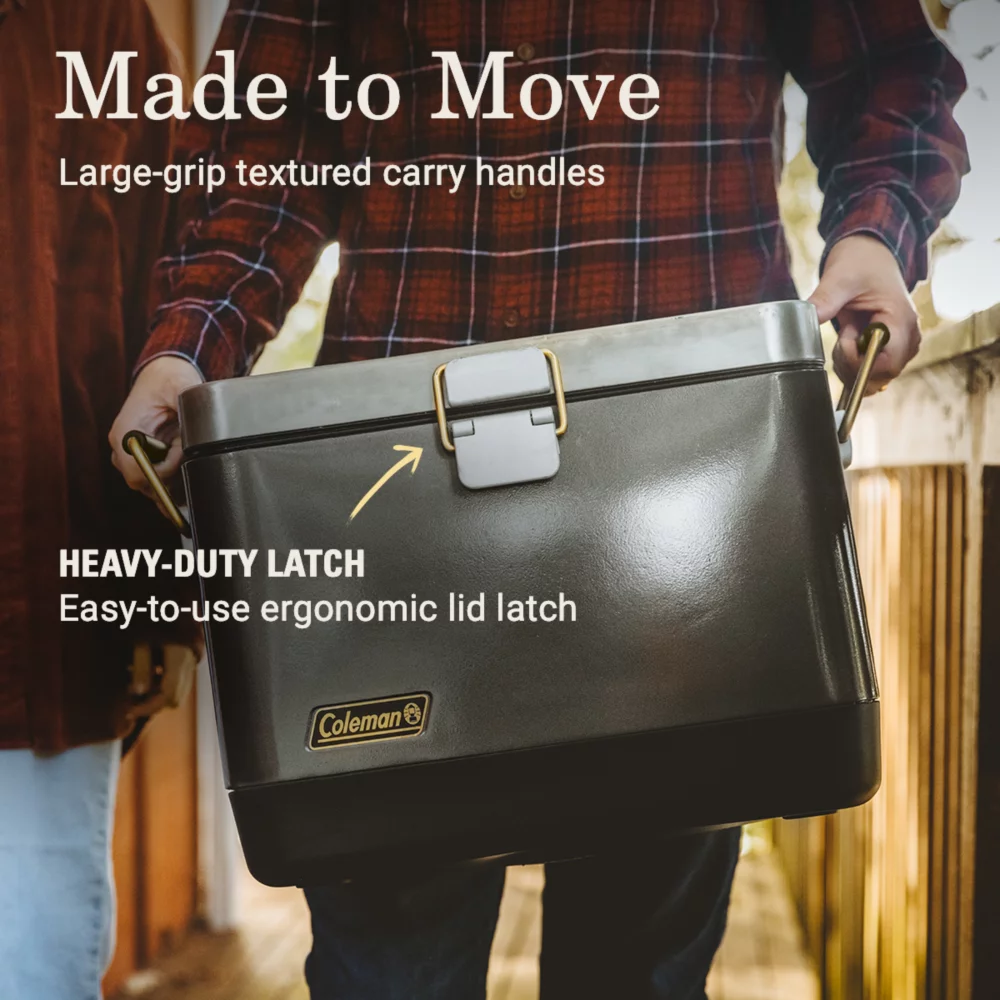 Coleman 1900 Collection™ 20-Quart Steel Belted® Cooler 5 Coleman 1900 Collection™ 20-Quart Steel Belted® Cooler - Image 5