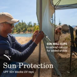 Coleman OASIS™ 10 X 10 Canopy With Sun Wall -Coleman Sales Store 2156418 OasisLite10x10CanopySunWallMoss ATF5