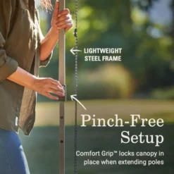 Coleman OASIS™ Lite 10 X 10 Canopy With Sun Wall -Coleman Sales Store 2156421 OasisLite10x10CanopySunWallBlack ATF3