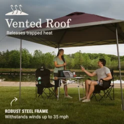 Coleman OASIS™ 10 X 10 Canopy -Coleman Sales Store 2157495 Oasis10x10CanopyBlackberry ATF4