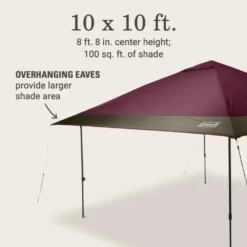 Coleman OASIS™ 10 X 10 Canopy -Coleman Sales Store 2157495 Oasis10x10CanopyBlackberry ATF6