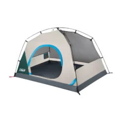 Coleman Skydome™ 2-Person Camping Tent With Full-Fly Vestibule, Evergreen 13 Coleman Skydome™ 2-Person Camping Tent With Full-Fly Vestibule, Evergreen -Coleman Sales Store 2P DmVstblFllFly Evrgrn 3 FrontAngle FlyOff DoorOpen