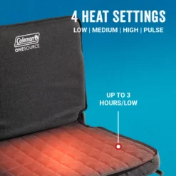 Coleman OneSource™ Heated Stadium Seat With Rechargeable Battery -Coleman Sales Store Coleman 2000037150 OneSource HeatedStadiumSeat ATF3