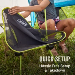 Coleman Mantis Space-Saving Full-Size Low-Profile Chair -Coleman Sales Store Coleman 2000037227 LowProfileChair ATF3