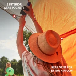 Coleman Skyshade™ Large Compact Beach Shade, Tiger Lily -Coleman Sales Store Coleman 2000037510 Skyshade TigerLily Large ATF6