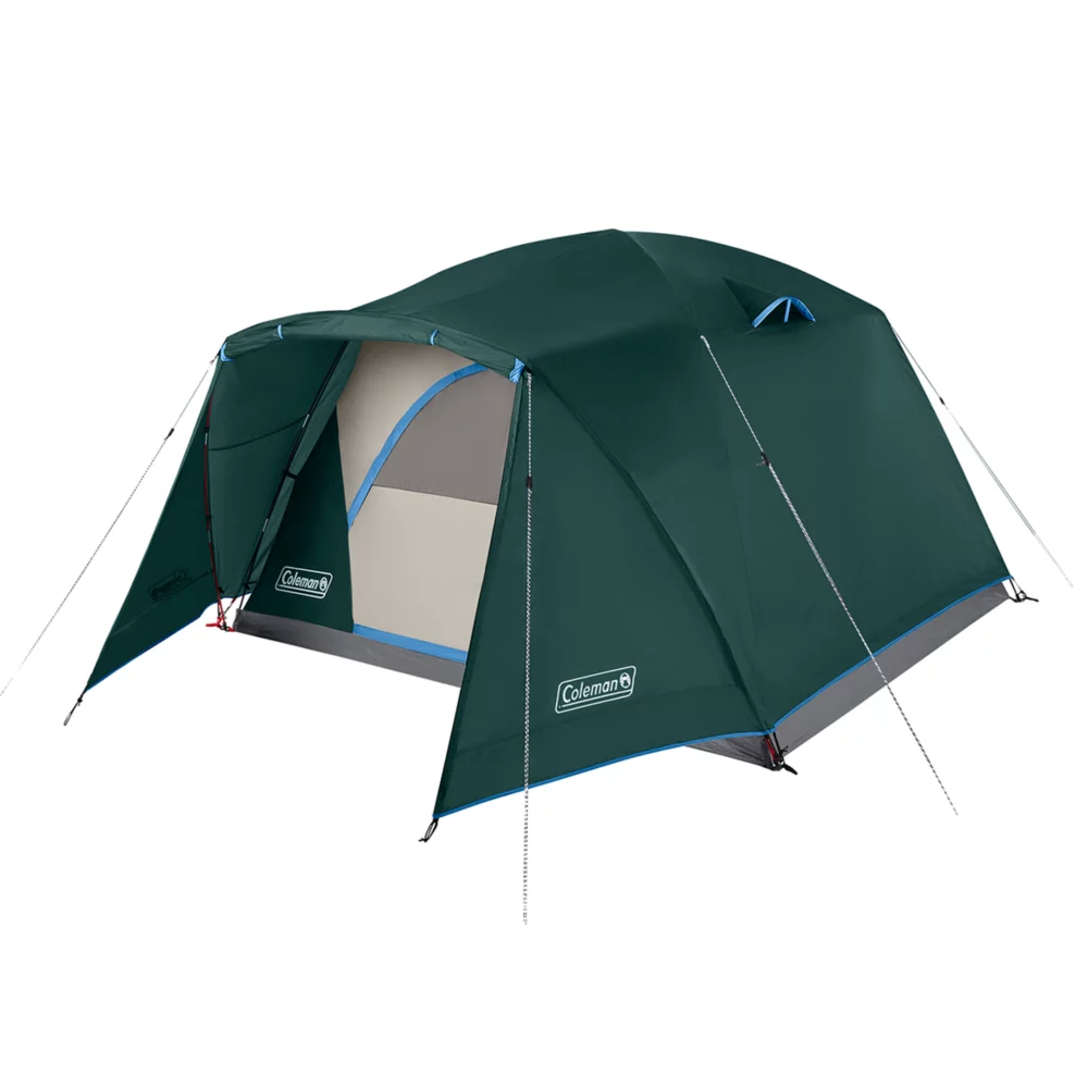 Coleman Skydome™ 6-Person Camping Tent With Full-Fly Vestibule, Evergreen 1 Coleman Skydome™ 6-Person Camping Tent With Full-Fly Vestibule, Evergreen