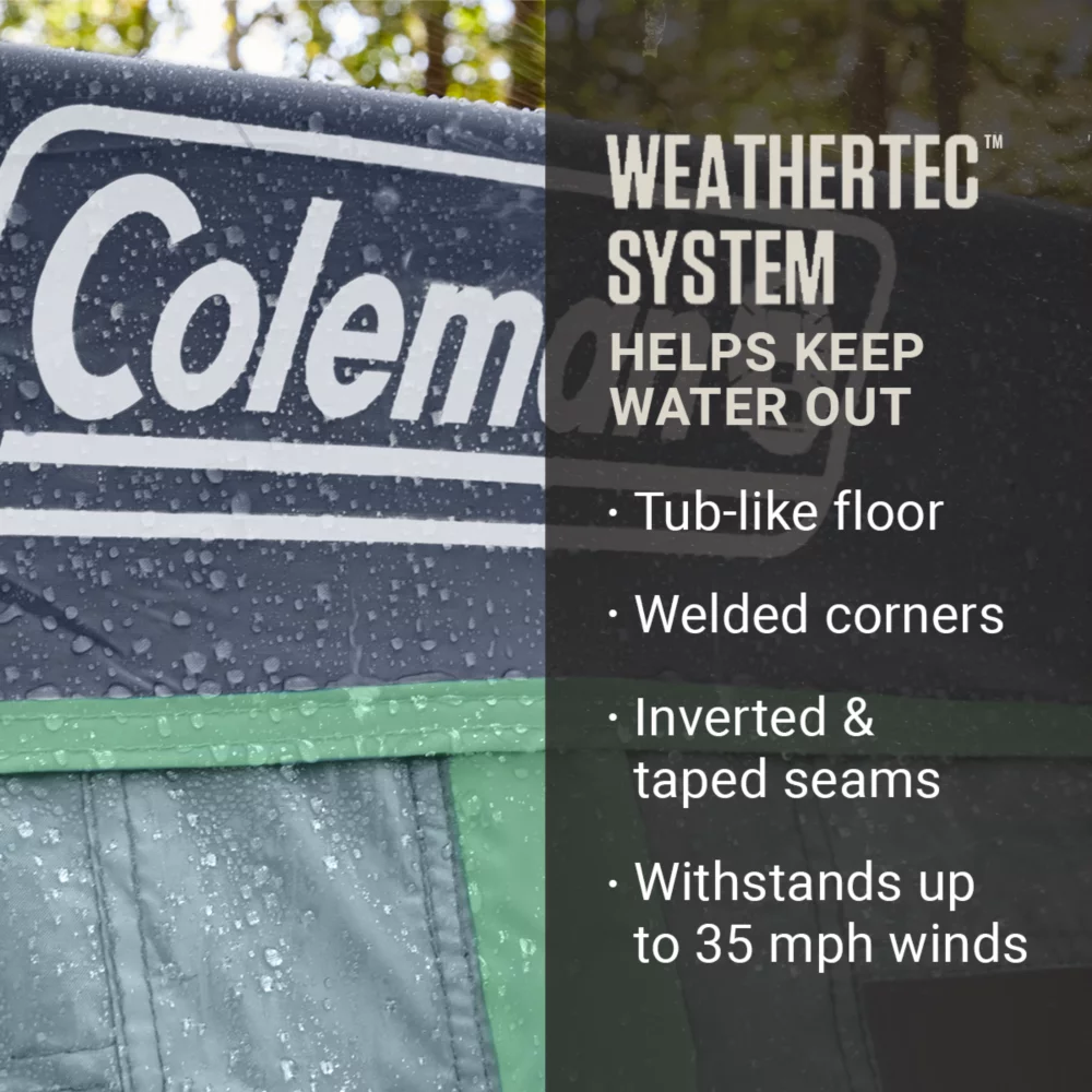 Coleman Skylodge™ 10-Person Instant Camping Tent With Screen Room, Blue Nights 4 Coleman Skylodge™ 10-Person Instant Camping Tent With Screen Room, Blue Nights - Image 4