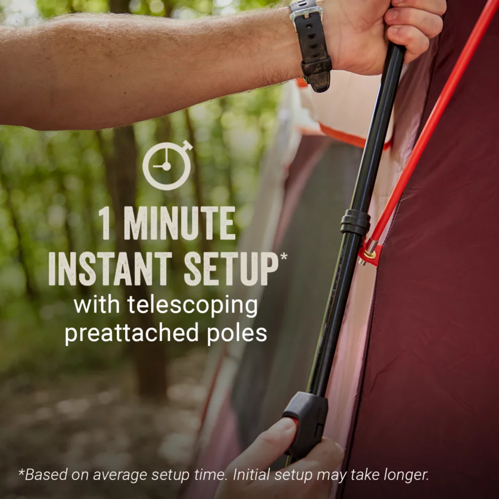 Coleman Skylodge™ 4-Person Instant Camping Tent, Blackberry 2 Coleman Skylodge™ 4-Person Instant Camping Tent, Blackberry - Image 2