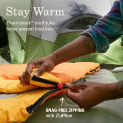 Coleman Arch Bay™ 15°F Big & Tall Sleeping Bag -Coleman Sales Store Coleman ArchBay SleepingBags 15F Daffodil BT ATF4