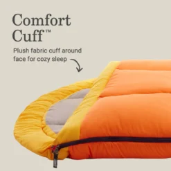 Coleman Arch Bay™ 15°F Big & Tall Sleeping Bag -Coleman Sales Store Coleman ArchBay SleepingBags 15F Daffodil BT ATF5