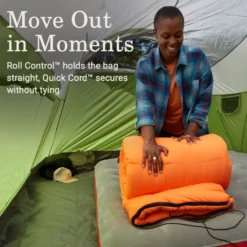 Coleman Arch Bay™ 15°F Big & Tall Sleeping Bag -Coleman Sales Store Coleman ArchBay SleepingBags 15F Daffodil BT ATF6