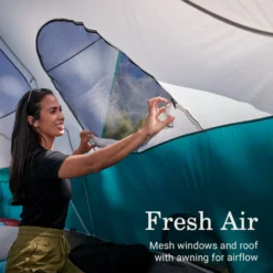 Coleman Blue Springs II™ 8-Person Camping Tent -Coleman Sales Store Coleman BlueSpringsTents 8P StormGray ATF6