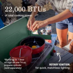 Coleman Cascade™ 222 2-Burner Camping Stove -Coleman Sales Store Coleman Cascade 222 2BurnerCampingStove ATF6