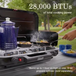 Coleman Classic 3-Burner Camping Stove -Coleman Sales Store Coleman Classic 3BurnerCampingStove ATF7