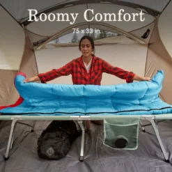 Coleman Flatlands™ 40°F Sleeping Bag -Coleman Sales Store Coleman Flatlands SleepingBags 40F MediterraneanBlue ATF5