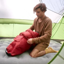 Coleman Flatlands™ 45°F Big & Tall Sleeping Bag -Coleman Sales Store Coleman Flatlands SleepingBags 45F Red BT ATF6
