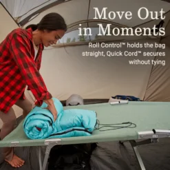 Coleman Flatlands™ 50°F Sleeping Bag -Coleman Sales Store Coleman Flatlands SleepingBags 50F BlueHydrangea ATF4