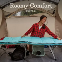 Coleman Flatlands™ 50°F Sleeping Bag -Coleman Sales Store Coleman Flatlands SleepingBags 50F BlueHydrangea ATF5