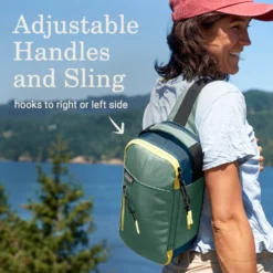 Coleman MoRph™ 6-Can Convertible Soft-Sided Cooler Sling -Coleman Sales Store Coleman MoRphSling 6Can Moss ATF3