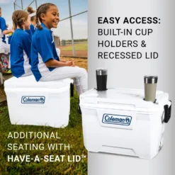 Coleman 316 Series™ 52-Quart Marine Hard Cooler -Coleman Sales Store Coleman MtLoganATF 52 QT Marine 05 1