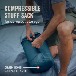 Coleman Kompact™ 20°F Rectangle Sleeping Bag -Coleman Sales Store Coleman SleepingBagRectangle 20D Caribbean ATF3