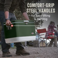 Coleman Vintage 54-Quart Steel Belted® Cooler -Coleman Sales Store Coleman SteelBelted VintageGreen ATF3