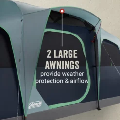 Coleman Sunlodge™ 10-Person Camping Tent, Blue Nights -Coleman Sales Store Coleman Sunlodge BlueNights ATF5 1