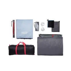 Coleman Skydome™ XL 8-Person Camping Tent With LED Lighting 21 Coleman Skydome™ XL 8-Person Camping Tent With LED Lighting -Coleman Sales Store Skydome Lighted 8P XL Overhead Bag Contents 0005 v3