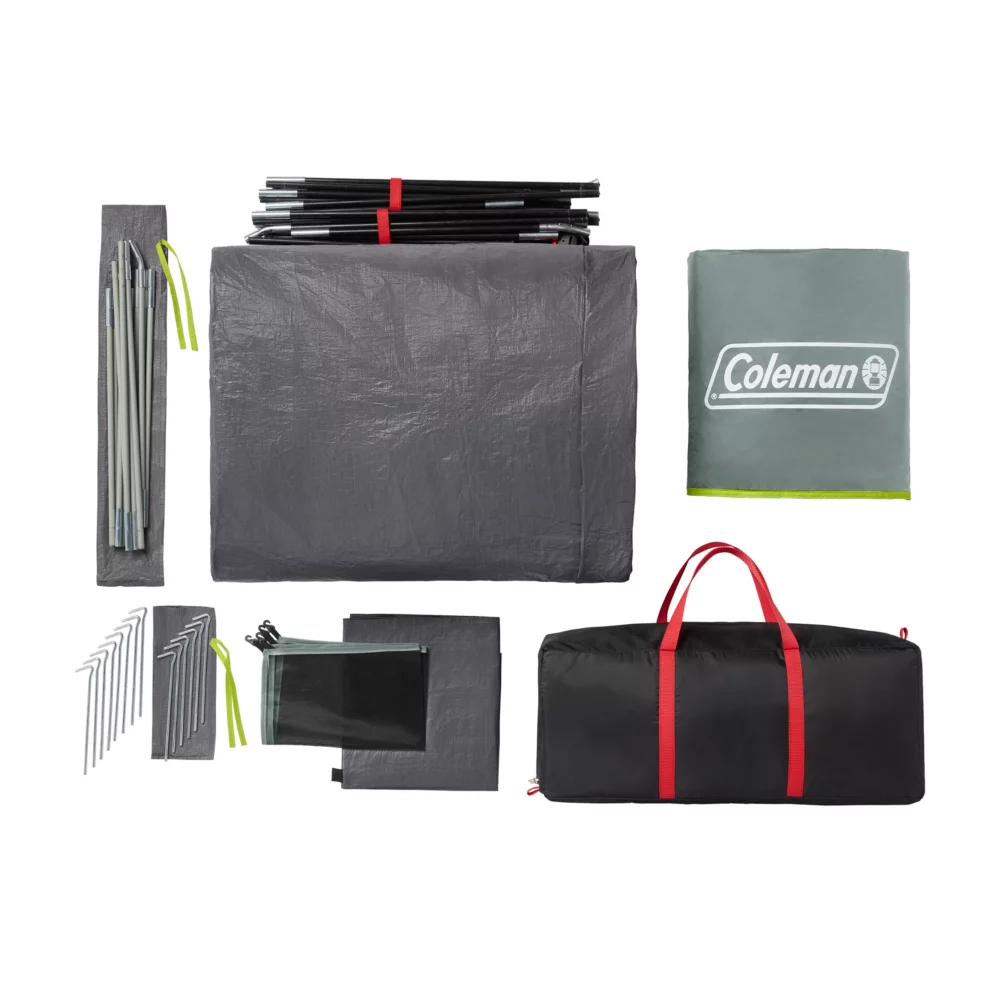 Coleman Skydome™ 8-Person Camping Tent With Screen Room, Rock Grey 8 Coleman Skydome™ 8-Person Camping Tent With Screen Room, Rock Grey - Image 8