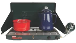 Coleman Classic 2 Burner Propane Portable Stove -Coleman Sales Store opplanet coleman classic 2 burner propane portable stove 20k btu 2000037883 usage 1
