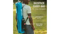 Coleman Goshade 7x7 Backpack Sun Shelter -Coleman Sales Store opplanet coleman goshade backpack sun shelter caribbean blue 7x7 2000037512 av 4