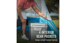 Coleman Goshade 7x7 Backpack Sun Shelter -Coleman Sales Store opplanet coleman goshade backpack sun shelter caribbean blue 7x7 2000037512 av 5