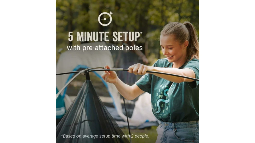 Coleman Skydome Tent 10 Person Blue Nights 5 Minute Setup 2 Coleman Skydome Tent 10 Person Blue Nights 5 Minute Setup - Image 2