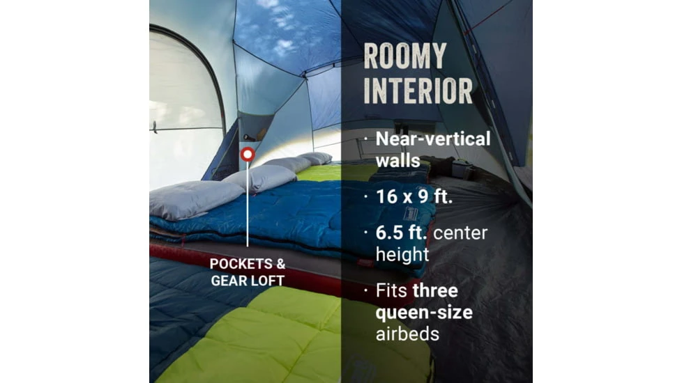 Coleman Skydome Tent 10 Person Blue Nights 5 Minute Setup 3 Coleman Skydome Tent 10 Person Blue Nights 5 Minute Setup - Image 3