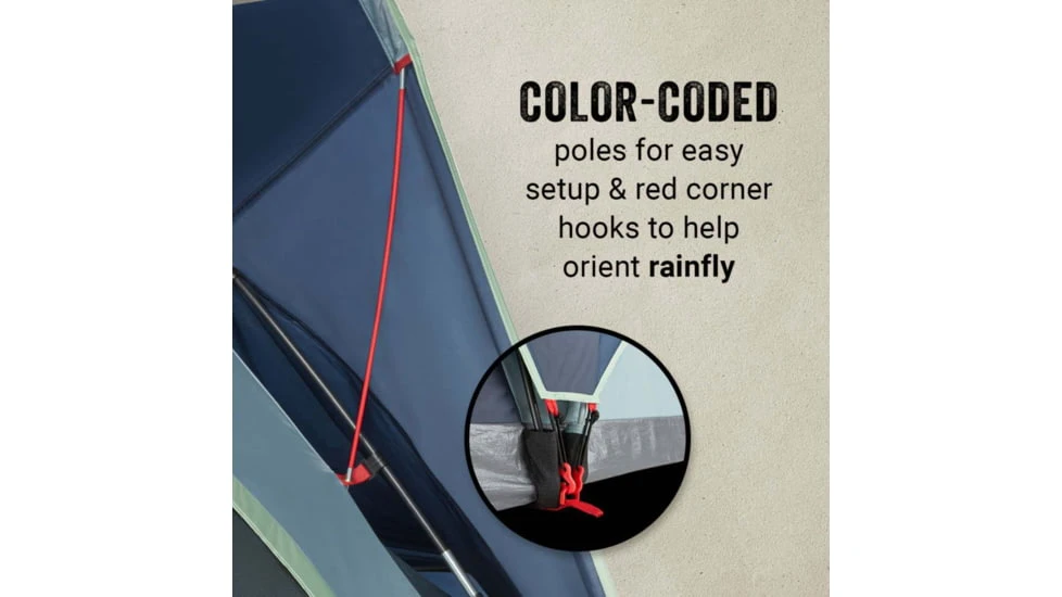 Coleman Skydome Tent 10 Person Blue Nights 5 Minute Setup 6 Coleman Skydome Tent 10 Person Blue Nights 5 Minute Setup - Image 6